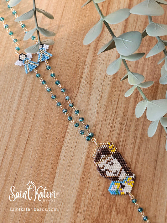 ✨💜 NUEVO 💜✨ Escapulario Saint Kateri Tekakwitha